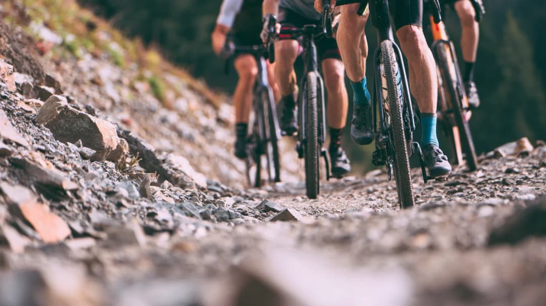 Cycling group leader planning and organizing a community ride